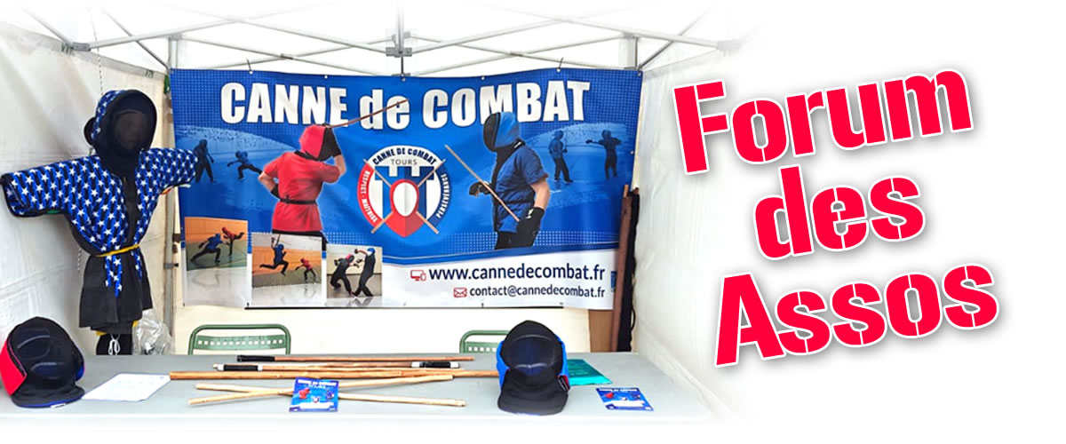Canne de combat à Tours était au forum des associatons